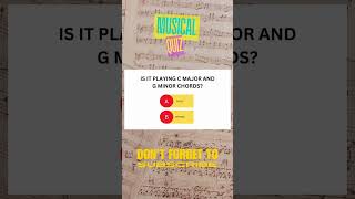 Musical Quiz 1 I Chords I pianotutorial [upl. by Bumgardner]