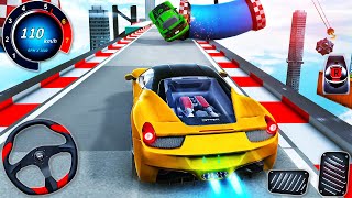 Superhero Car Stunts Racing Simulator 3D  Impossible GT Car Driving Tracks  Android GamePlay 2 [upl. by Ehcropal557]