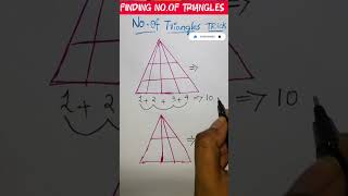 Finding number of Triangles tricks VMStudyStudio mathstricks shortcutkeys aptitude reasoning [upl. by Kittie190]