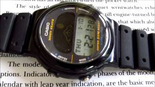 Casio GMW 15 Moon Graph wrist watch [upl. by Kelcey]