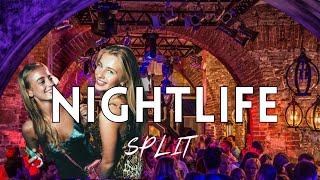 SPLIT Croatia  BEST NIGHTLIFE TOUR Walk and INSIDE the CLUBS  EPIC nightlife 2024 [upl. by Berkman913]