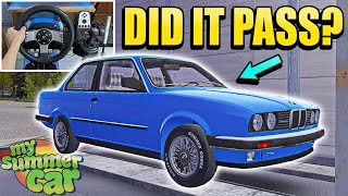 Can BMW E30 Pass Inspection In My Summer Car [upl. by Ahtikal939]