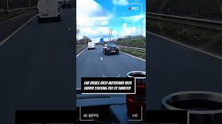 CAR DRIVES ONTO MOTORWAY WITH LADDER STICKING OUT OF SUNROOF fyp reels viral usa [upl. by Delisle7]