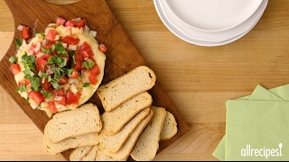 How to Make Hot Bruschetta Dip  Appetizer Recipes  Allrecipescom [upl. by Tung]