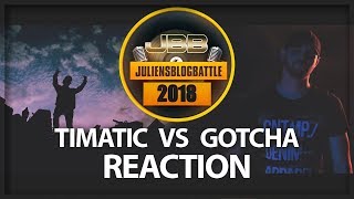 JBB 2018  TIMATIC vs GOTCHA  4telFinale 14  REACTION  Erster Eindruck by Sentoras [upl. by Giffer]