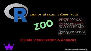 R Data Visualization amp Analysis Impute Missing Values With Zoo [upl. by Ennyletak]