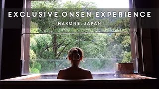 Vlog 9 Exclusive Onsen in Hakone Japan [upl. by Noira727]