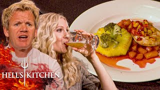 Cooking with Beer Challenge has Chef Ramsay Confused About Some Hoppy Dishes  Hell’s Kitchen [upl. by Noxin]