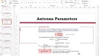 Antenna Lect  Topics Directivity actual and approximate solutions [upl. by Xuagram]