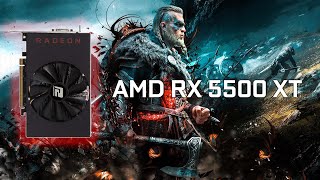 AMD RX 5500 XT 4GB  ASSASSINS CREED VALHALLA 2020 [upl. by Liebman109]