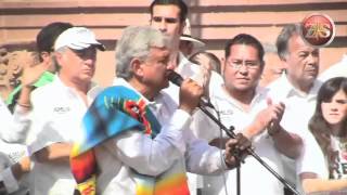 Soy Peje pero no lagarto AMLO en Saltillo [upl. by Oivat]