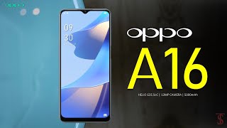 Oppo A16 Price Official Look Design Specifications Camera Features [upl. by Nnahgaem]