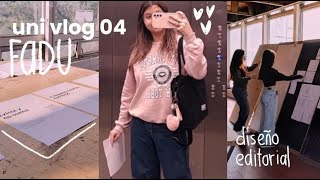 fadu vlog 04  diseñando un libro entrega de tecno  GRWM ⋆˚✿˖° [upl. by Aceber]