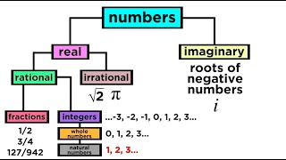 What are the Types of Numbers Real vs Imaginary Rational vs Irrational [upl. by Onig]