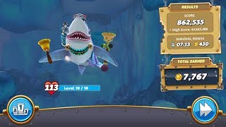 Porbeagle Shark Live Contest Best Survival  Hungry Shark World [upl. by Nrubua]