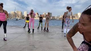 Kangoo Jumps workout 57 Fitness Tour CalpeSpain [upl. by Sherourd730]