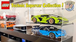 Lego Technic 18 Scale Supercar Collection with Display Cases  REVIEW [upl. by Ruskin139]