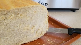 EASY Classic White Bread Breadman bread machine First Look Review [upl. by Bonny]