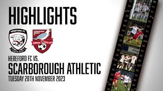 HIGHLIGHTS  Hereford 31 Scarborough Athletic [upl. by Macdougall]