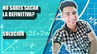 COMO SACAR LA DEFINITIVA EN LA UNIVERSIDAD EN EL CORTE DE LAS MATERIAS jhon rodriguez [upl. by Paza]