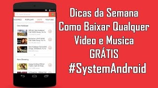 Dica da semana  Como Baixar Qualquer Video  Musica GRÁTIS [upl. by Nacim965]