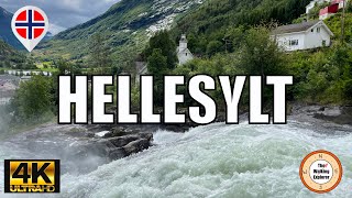 🇳🇴 A Walk Around Hellesylt  Norwegian Fjords 🛳  July 2022 [upl. by Herzel]