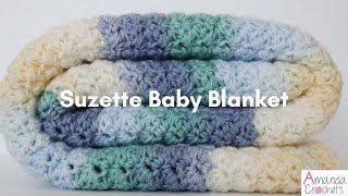 New Easy crochet baby blanket pattern for beginners [upl. by Borgeson734]