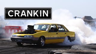 VL Commodore CRANKIN Burnout King Maximum Smoke Maximum Power [upl. by Sidoney]