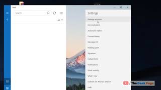 How To Delete your email Account From Windows 10 Mail App [upl. by Eidob68]