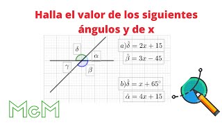 Ángulos opuestos por el vértice adyacentes suplementarios Mica [upl. by Marje135]