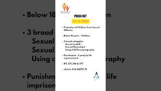 POCSO ACT pocsoact exam tnpsc importantacts ssc upsc group2 group1 group4 [upl. by Blackmore757]