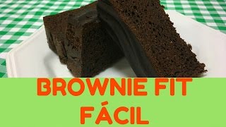 COMO FAZER BROWNIE FIT COM 2 INGREDIENTES  VAMOS DIETAR [upl. by Alexandros]