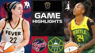 Lexie Hulls Career Night Helps Fever Outlast Storm [upl. by Latsryc64]