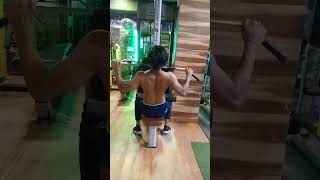 Back exercise 1 month complete gym 💪🤟 fitness motivation gym [upl. by Giefer]