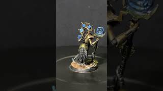 Chronomancer chronomancer necrons necron warhammer warhammer40k miniaturepainting miniature [upl. by Llehsor]