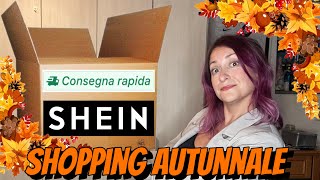 SHOPPING AUTUNNALE Il pacco di SHEIN mi è arrivato in 3 giorni CONSEGNA RAPIDA [upl. by Danyelle]