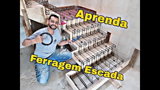 Como Fazer Ferragem da Escada [upl. by Nevar683]