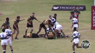 School Rugby Action  u16 Ermelo vs Piet Retief 070516 [upl. by Ysabel]