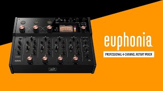 ProSoundGear Euphonia Professional 4 channel Rotary DJ Mixer  Overview [upl. by Cissiee]