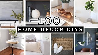 100 DIY HOME DECOR IDEAS amp PROJECTS  AFFORDABLE amp AESTHETIC [upl. by Brownson241]