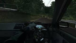 swerving Akinas corners with 4 wheel drifts in the AE86 [upl. by Erminie]