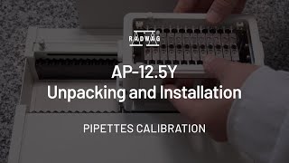 AP125Y Automatic Device for Multichannel Pipette Calibration – Unpacking amp Installation Tutorial [upl. by Jalbert]