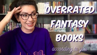 OVERRATED FANTASY BOOKS [upl. by Tsirhc]