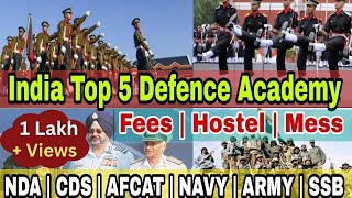 Top 5 Defence Academy in India  NDA Coaching in Delhi  NDACDS AFCATNAVYSSR X and Y Group [upl. by Alisia484]