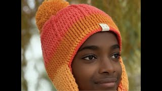 Crochet Cozy Earflap Hat Tutorial By Jonahs Hands [upl. by Imerej998]