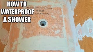 Install Schluter Kerdi Shower Kit Quick and Easy [upl. by Sikko]