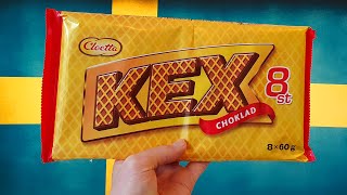 Cloetta Kex Chocolate Wafer Review Kexchoklad Swedish Candy Bar [upl. by Valorie374]