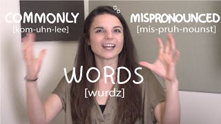 Weekly English Words with Alisha  Commonly Mispronounced Words [upl. by Boothman104]