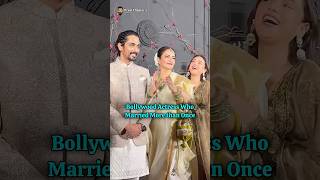 Bollywood Actress Who Married Twice or More bollywood aditiraohydari shwetatiwari neenagupta [upl. by Giannini]