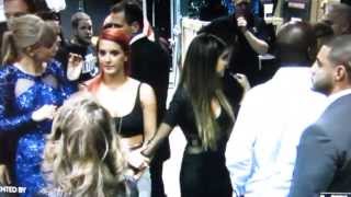 Taylor Swift Selena Gomez and Justin Bieber backstage Billboard Music Awards 2013 [upl. by Akiehsal597]